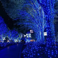 Гірлянда вулична 800 LED 50М Синій Вуличний