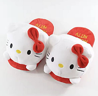 Хатні Плюшеві капці Кігурумі Hello Kitty, 36-43, Червоні!