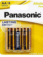Батарейка Panasonic LR6, AA, Alkaline, блістер 4 штуки