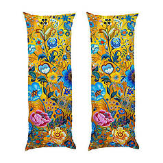 Дакімакура подушка-обіймашка «Сонячний квітковий вибух. Sunny Floral Explosion»