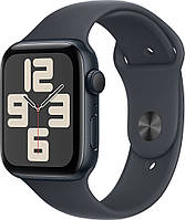 Apple Watch SE 2 2024 44mm Midnight Aluminum Case with Midnight Sport Band - M/L (MXEK3)
