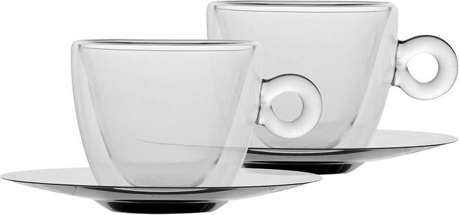 Набір 2 чашок з блюдцем Thermic Glass 300 мл. A10089S0102AA01 LUIGI BORMIOLI, фото 1