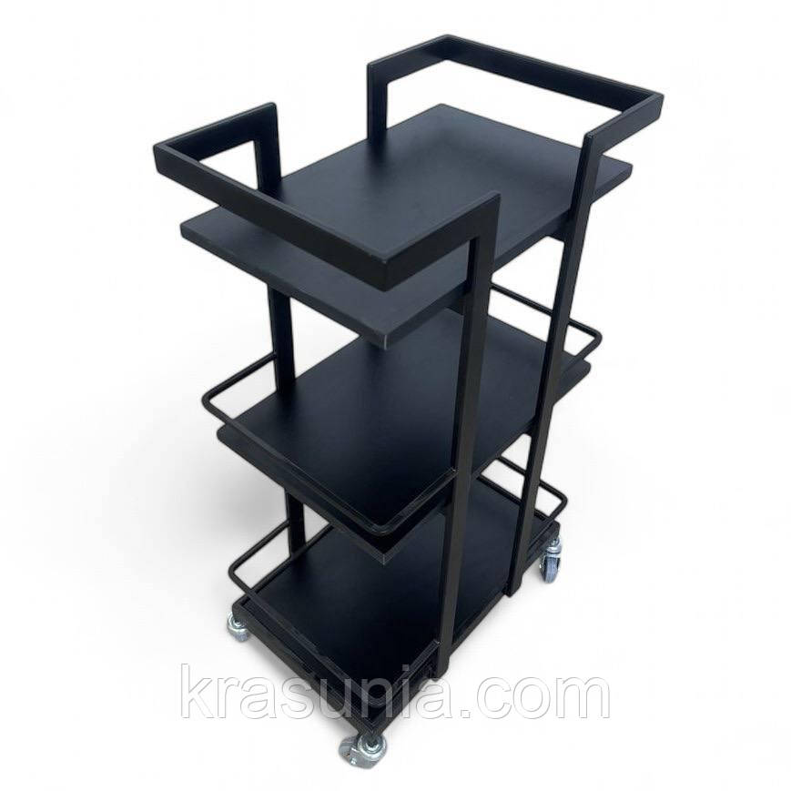 Візок косметологічний Mark 07 Black ДСП