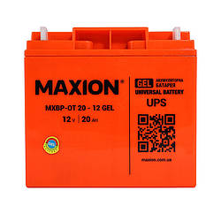Акумулятор промисловий MAXION MXBP-OT 20-12 GEL (12V, 20Аh)