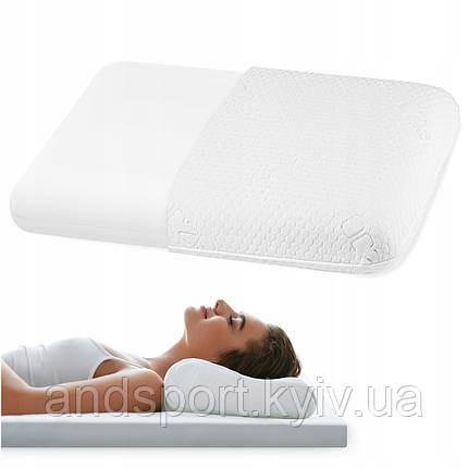 Подушка ортопедична 4FIZJO Med 40 x 60 см для сну White (P-5907739317032), фото 1