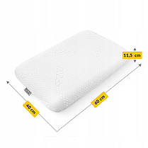 Подушка ортопедична 4FIZJO Med 40 x 60 см для сну White (P-5907739317032), фото 4