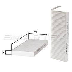 Фільтр салона MERCEDES-BENZ CITAN, NISSAN NV400 Smartex AC14044-2 (K 1248-2X / WP9336 / LA 468/S / CU 2418-2)