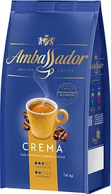 Кава в зернах Ambassador Crema 1000 г