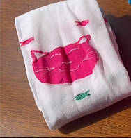 Яркие детские колготки/ белые колготки для девочек/ колготки с котиком/ красивые колготки с ярким дизайном