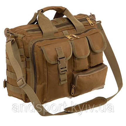 Сумка тактична багатоцільова через плече Military Rangers ZK-9106 розмір 38х28х11см 12л кольори в асортименті, фото 1
