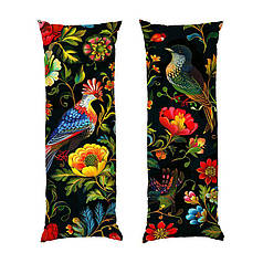 Дакімакура подушка-обіймашка «Петриківський розпис. Птахи. Petrykiv painting. Birds»