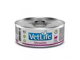 Farmina (Фарміна) Vet Life Struvite лікувальний вологий корм для кішок для розчинення струвітних уролітів 85г