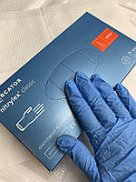 Рукавички нітрилові Mercator Nitrylex CLASSIC неопудрені, розмір L 100 шт.