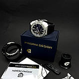 Механічний з автопідзаводом водонепроникний (10ATM) годинник Pagani Design PD-YS010 Silver-Black, фото 6