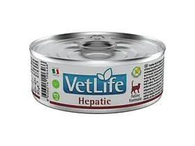 Farmina (Фарміна) Vet Life Hepatic вологий лікувальний корм для котів при хронічній печінковій недостатності 85г
