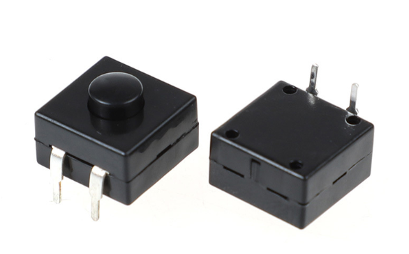 Кнопка для ліхтарика 2Pin ON-OFF 12*12*9.5, фото 1