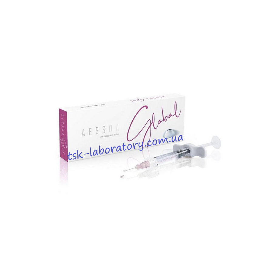 AESSOA Global lido - філлер для контурної пластики, 1 шпр х 1 мл (Аессоа Глобал), фото 1