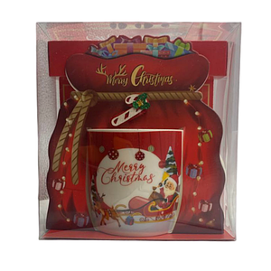 Чашка керамічна Merry Christmas 350 мл, асортимент, (ST-208B)