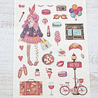 Наклейки 5 листів NKL041, фото 5