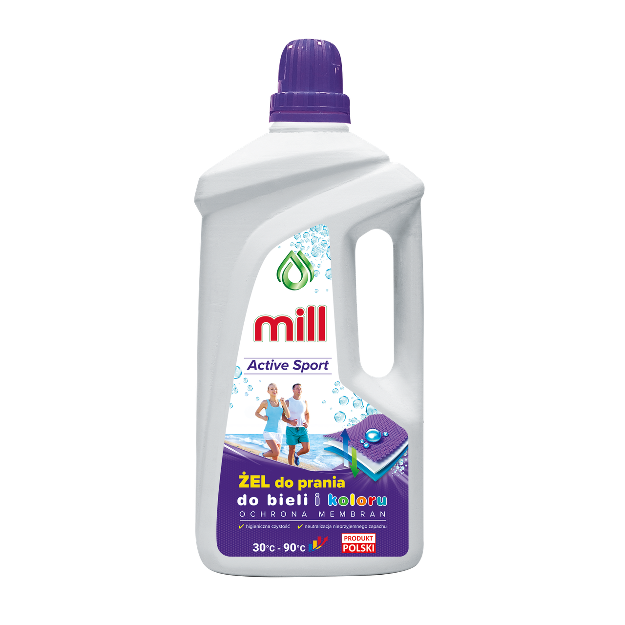 Гель для прання 1,5 л ACTIVE SPORT, ТМ MILL PROFESSIONAL