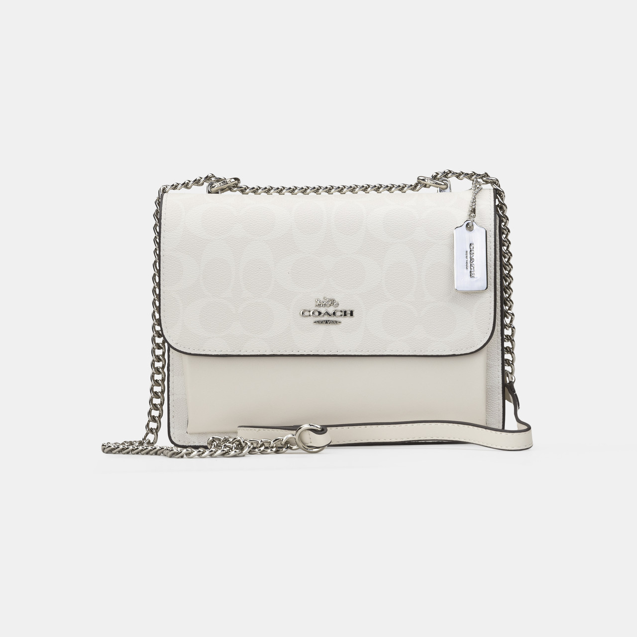 Жіноча брендова сумка Коуч / стильна жіноча сумочка на ремені, фото 1