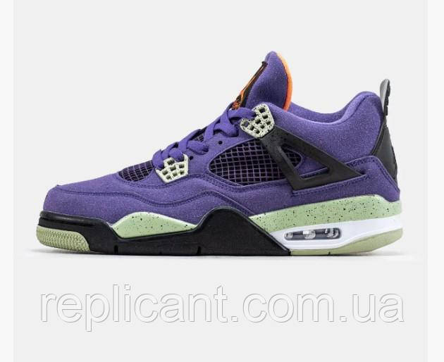 Мужские кроссовки Nike Air Jordan 4 "Paris Violet" кросівки Nike