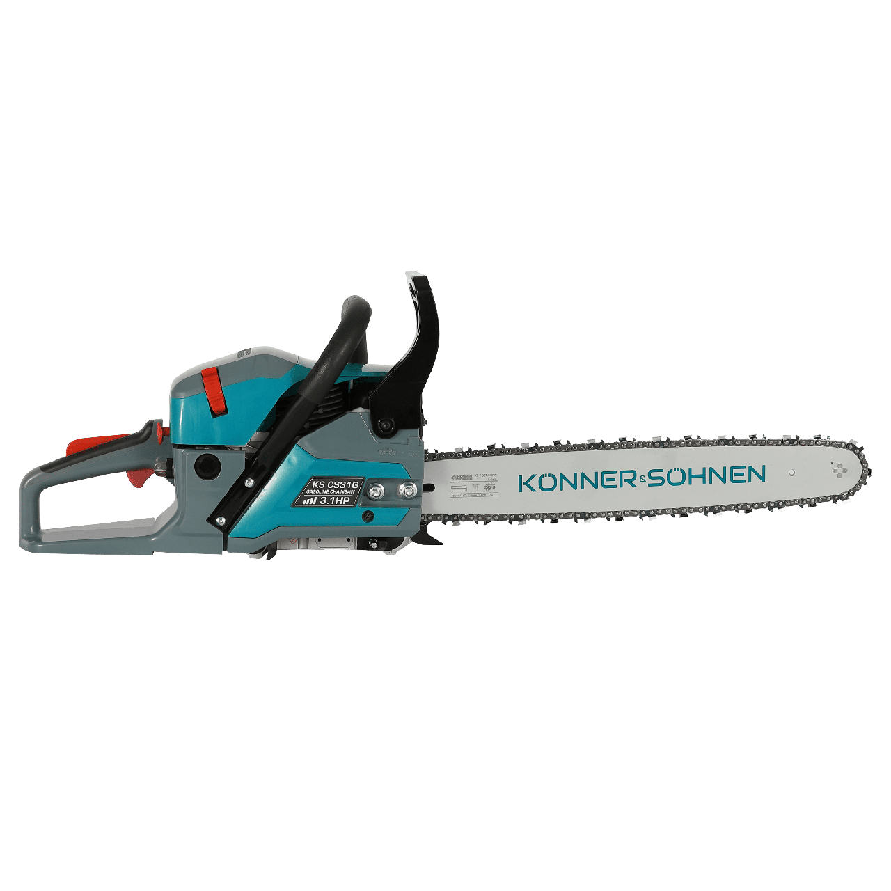 Бензопила Konner&Sohnen KS CS31G-18 (3.1 л.с., шина 45 см), фото 1