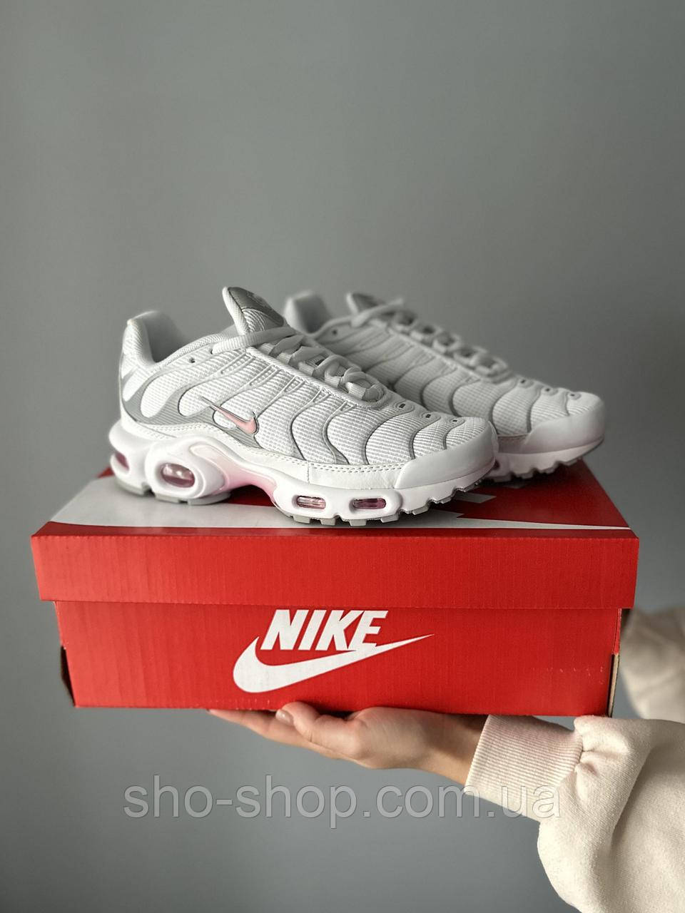 Кросівки Nike Air Max TN Plus White/pink