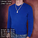 Срібна цепочка з ладанкою чоловіча масивна. Срібний кулон Пресвята Богородиця з ланцюжком бісмарк 55 см, фото 2