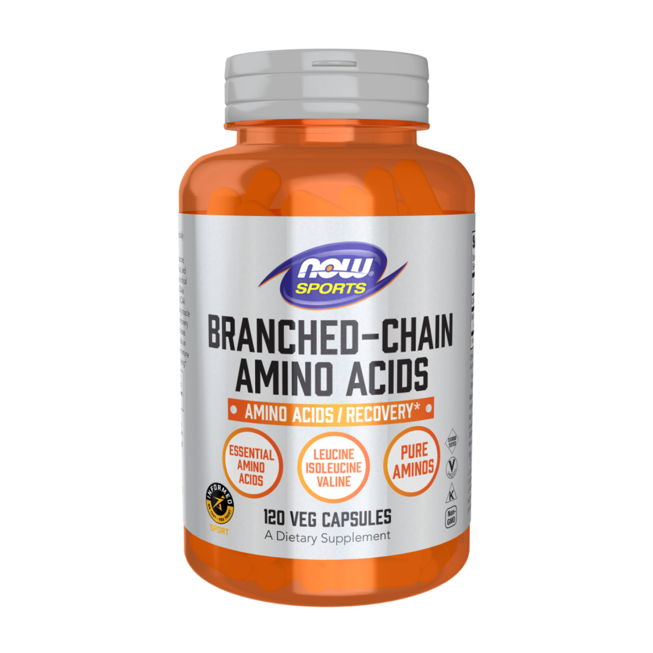 NOW BRANCHED CHAIN AMINO ACIDS / АМІНОКИСЛОТИ З РОЗГАЛУЖЕНИМ ЛАНЦЮГОМ у капсулах №120