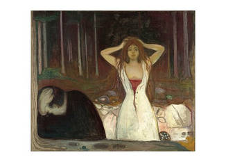 Листівка Edvard Munch - Ashes, 1895