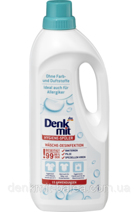 Антибактеріальний ополіскувач для білизни Denkmit hygiene-spuler 1250 мл