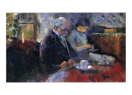 Листівка Edvard Munch - At the Coffee Table, 1883, фото 1