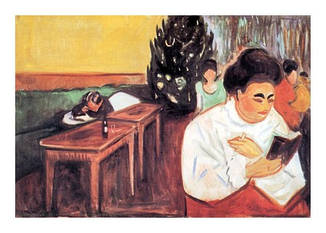 Листівка Edvard Munch - Christmas in the Brothel, 1903-1904