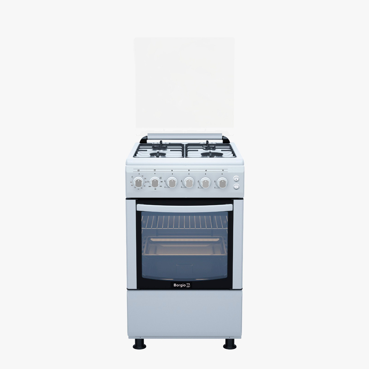 Плита комбінована Borgio GE 540W GCBLTF (cast iron)
