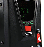 Стабілізатор напруги релейний APRO AVR-1000 : 800 Вт, релейний, Led-дисплей, вага 2.6 кг, фото 6