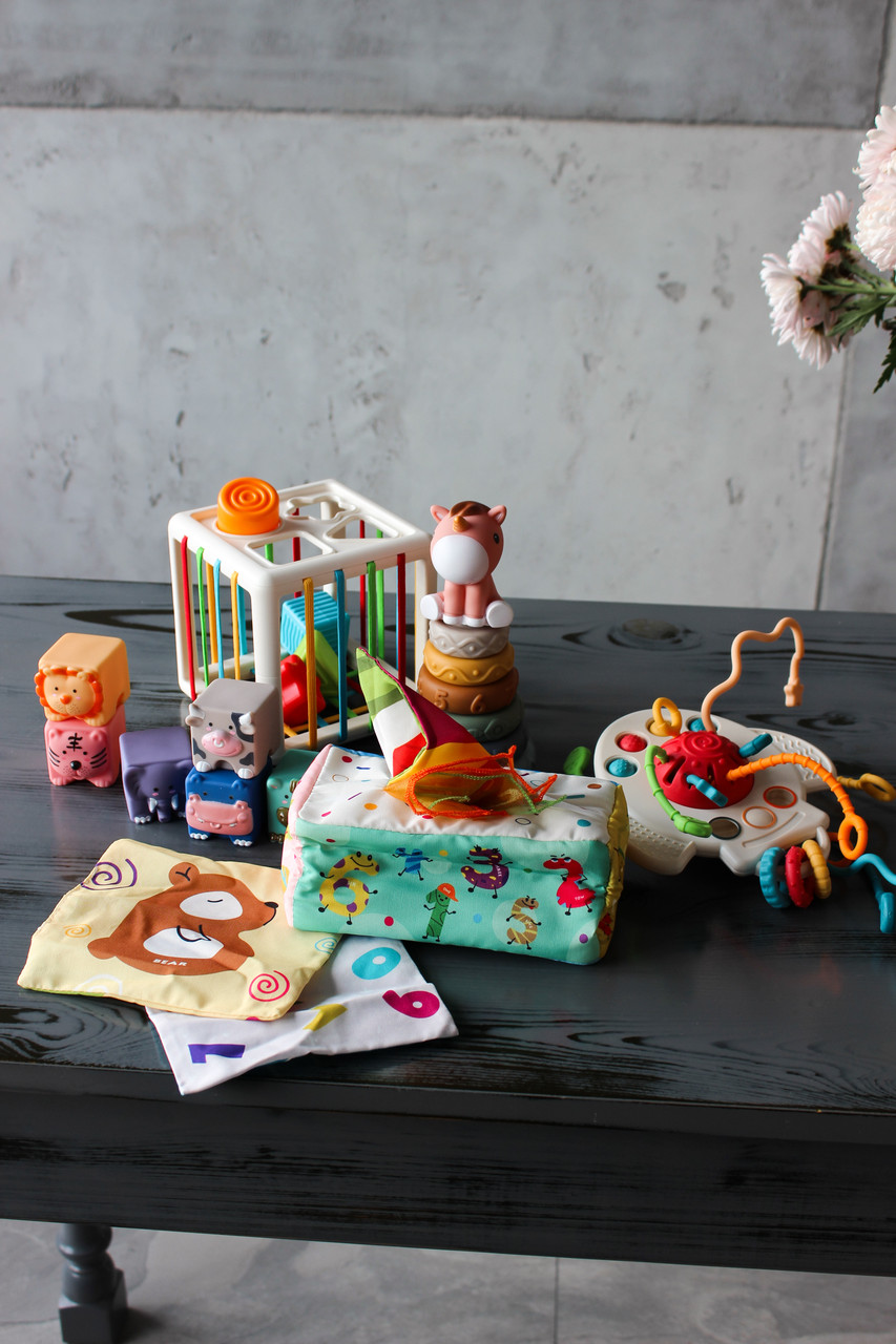Розвиваючий набір 6в1 для найменших 1299 Soft Rubber Baby Set