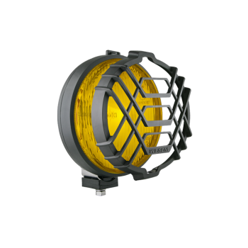 Галогенна протитуманна фара - жовта з решіткою (картон/1 шт) 159x67 Wessem (HO1.00601.00), фото 1