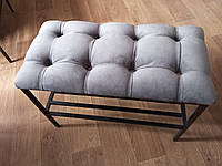 Банкетка Каретка для взуття велюр