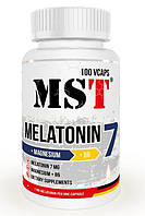 Мелатонін + Магній MST® Melatonine 7 + MAGNESIUM B6 100 капсул