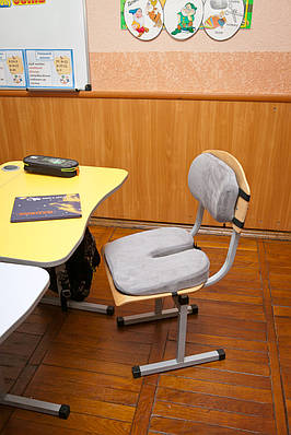 Комплект дитячих ортопедичних подушок для сидіння School Comfort, Correct Shape® (М1-M, М2), вік 10-15 років сірий