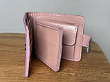 Стильний шкіряний гаманець жіночий ручної роботи з авторським тисненням "Пташки", фото 2