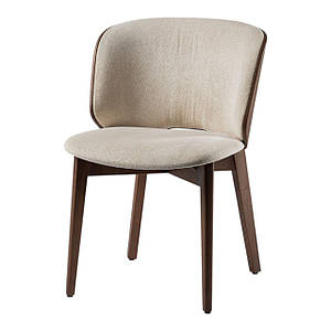 Стілець крісло кухонний обідній м`який зі спинкою Motti стільці на кухню дерев`яні м`які кухонні стільчики в кухню