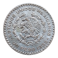 Мексика 1 песо, 1963