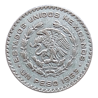 Мексика 1 песо, 1963