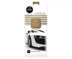 Автомобільний ароматизатор Aroma Car Prestige Card - Gold (926668)