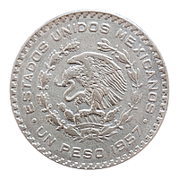 Мексика 1 песо, 1957