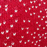 Светр чоловічий новорічний з оленями теплий святковий М червоний, фото 4