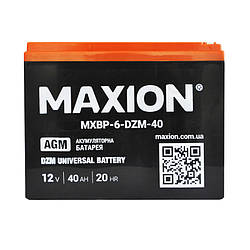 Акумулятор тяговий MAXION MXBT-6-DZM-40 (12V, 40Аh)