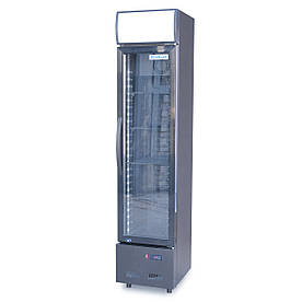 Шафа холодильна для напоїв GoodFood BC160BB2LED чорна-чорна